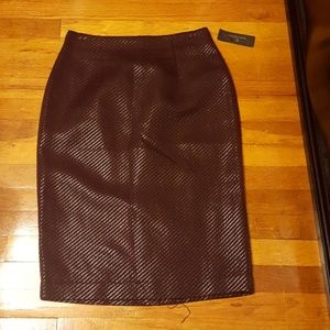 Women's Merlot Pencil Skirt